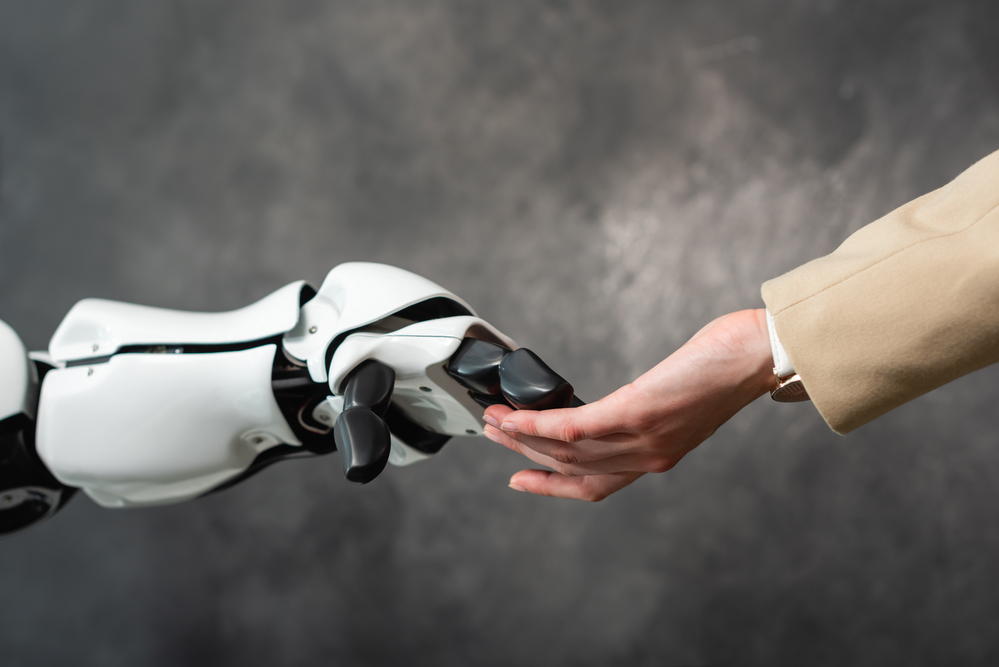 This image show how artificial intelligence helping human in work