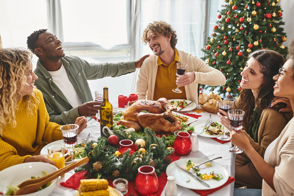 Group of people enjoying the mental health holiday