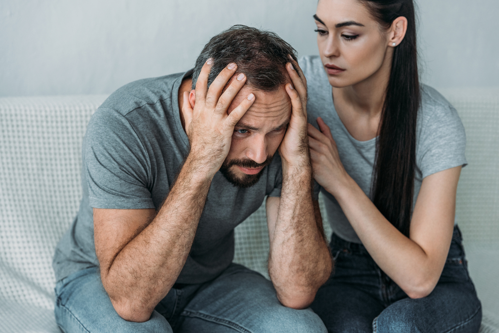 A man and women with Psilocybin and Depression